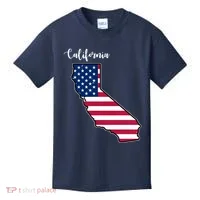 California United States Map Kids T-Shirt thumb 0