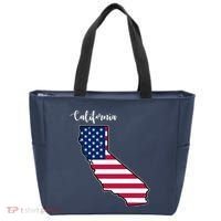 California United States Map Tote Bag thumb 0