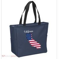 California United States Map Tote Bag thumb 2