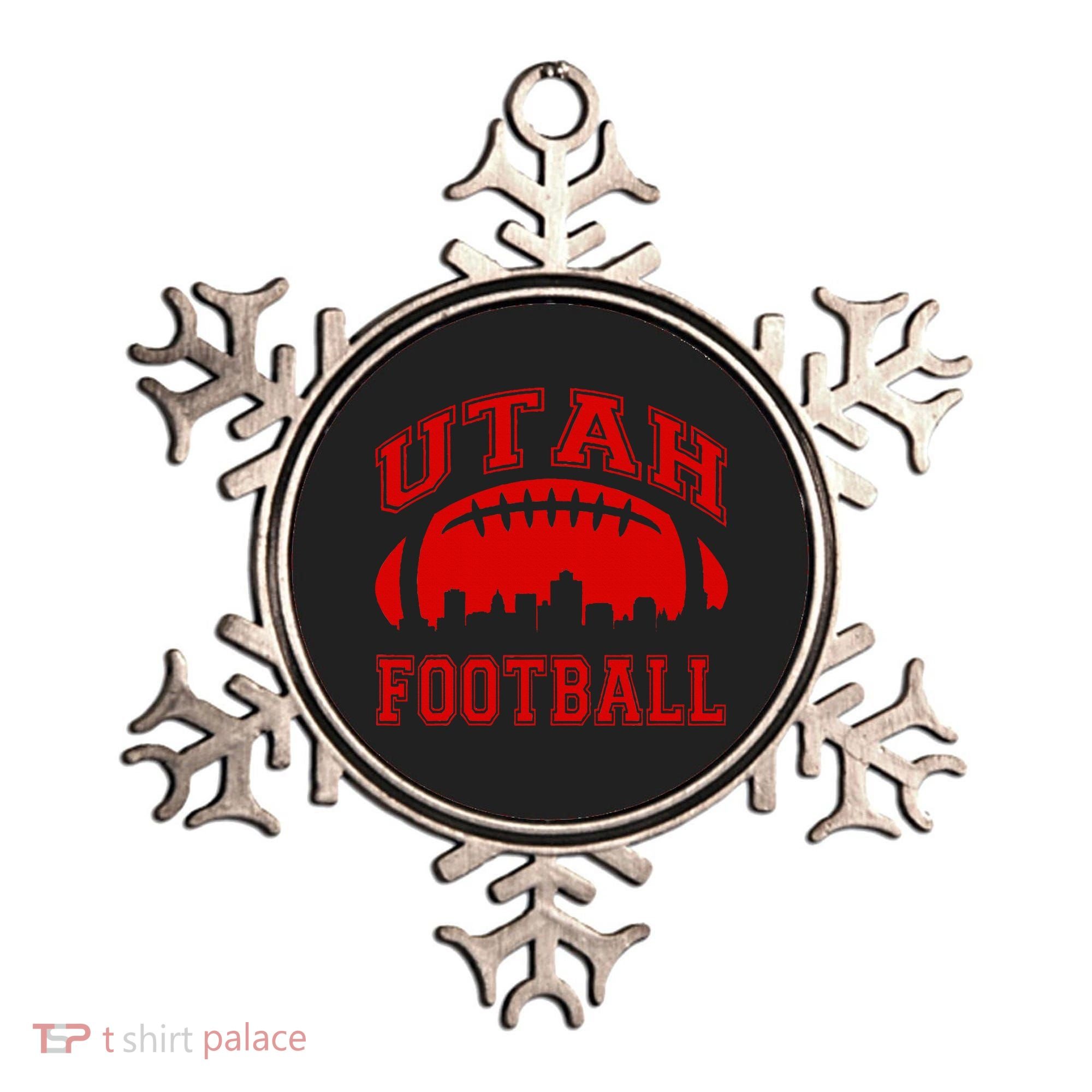 College University style Utah Football Sports Gift Ornament