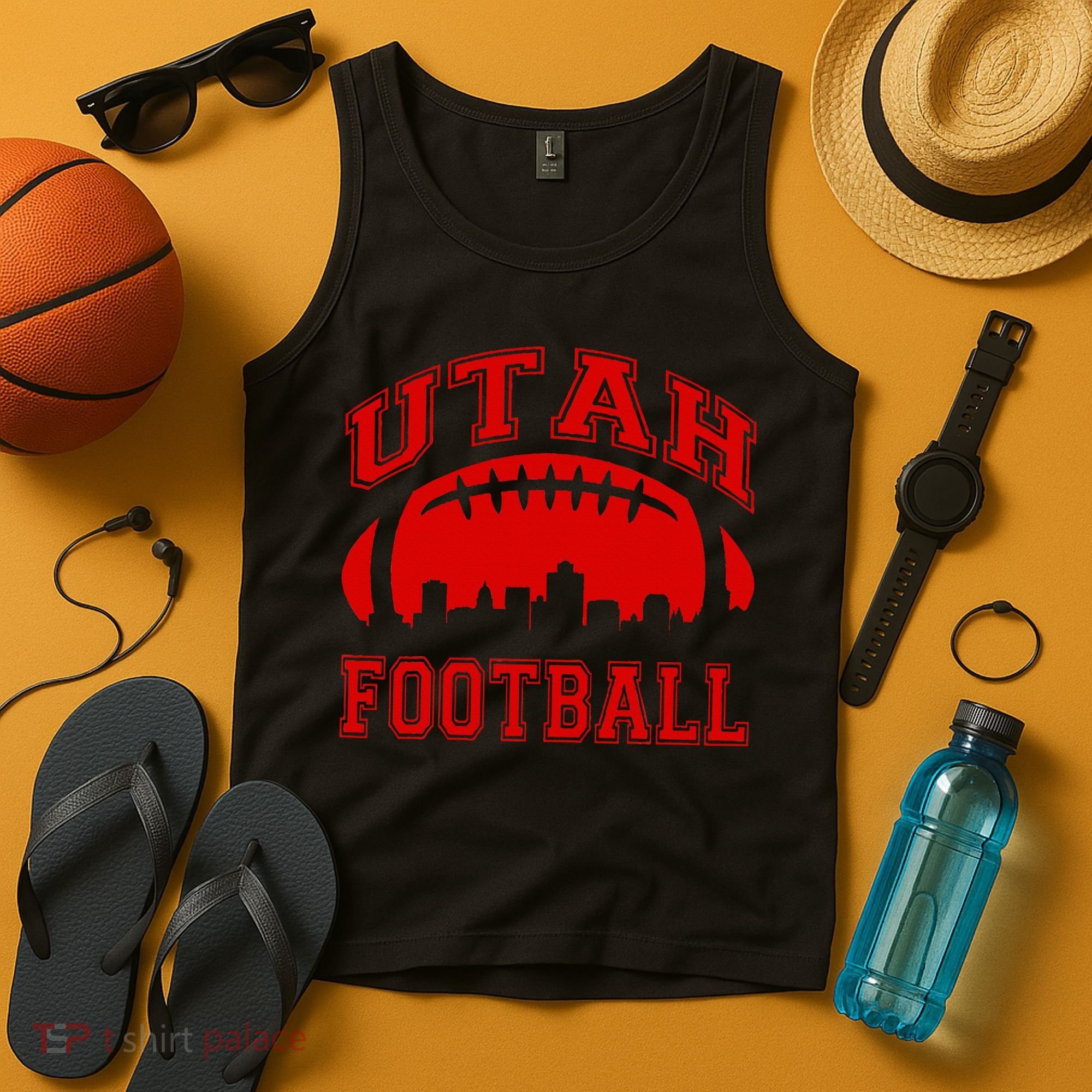 College University style Utah Football Sports Gift Tank Top