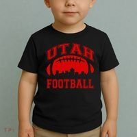 College University style Utah Football Sports Gift Toddler T-Shirt thumb 2