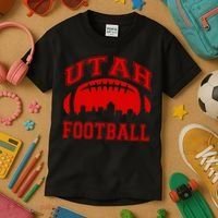 College University style Utah Football Sports Gift Kids T-Shirt thumb 3