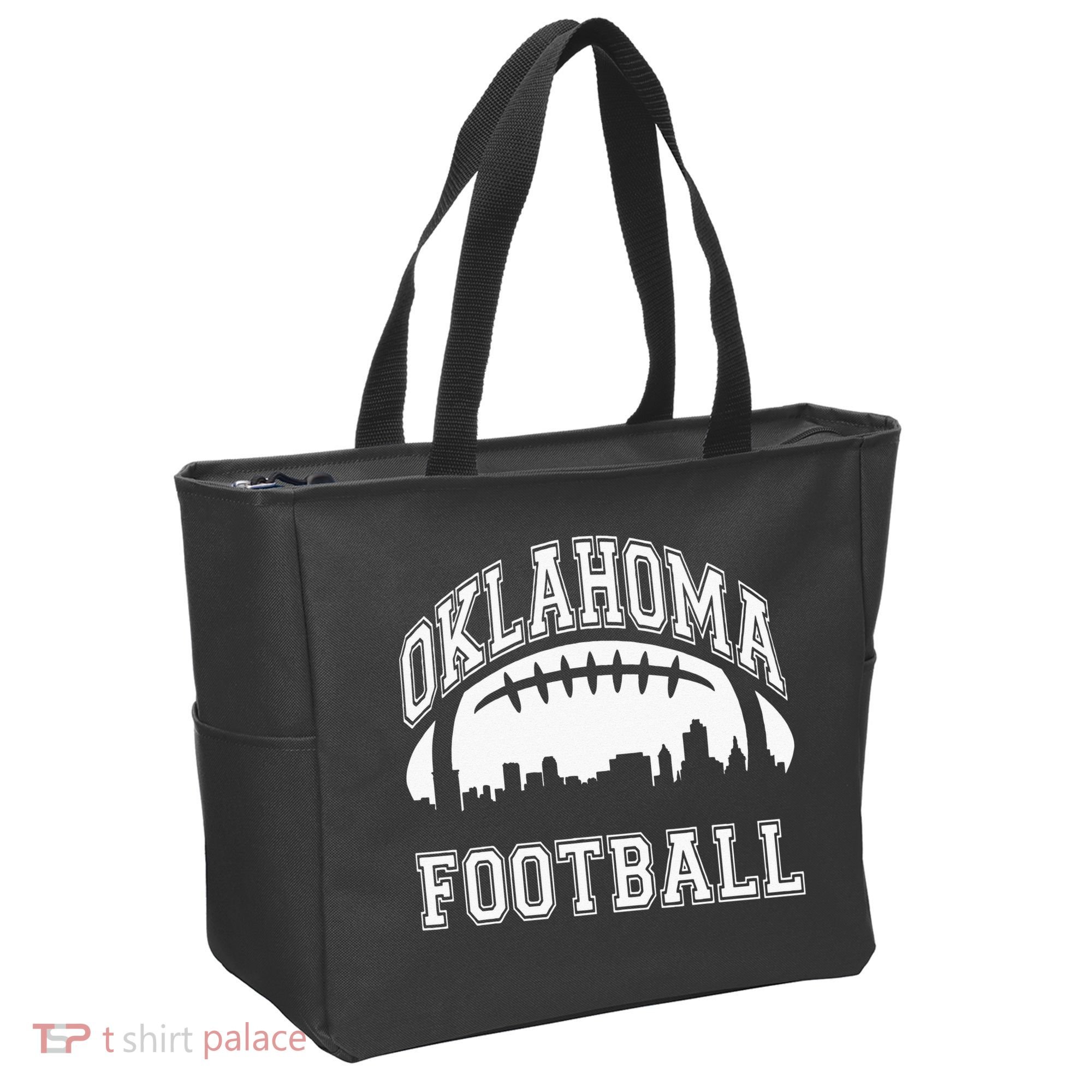 Oklahoma Sports Team Football Tote Bag
