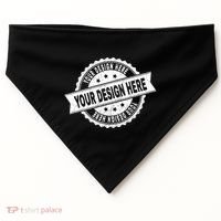 Custom Design Upload Create Your Own  USA-Made Doggie Bandana thumb 0
