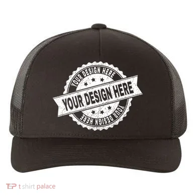 Custom Design Upload Create Your Own  Yupoong Adult 5-Panel Trucker Hat