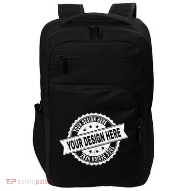 Custom Design Upload Create Your Own  Impact Tech Backpack
