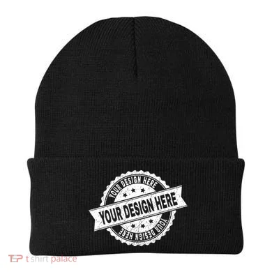 Custom Design Upload Create Your Own Beanie