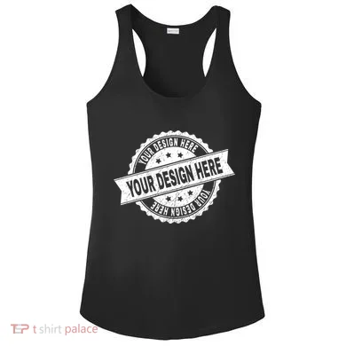Custom Design Upload Create Your Own  Ladies PosiCharge Competitor Racerback Tank