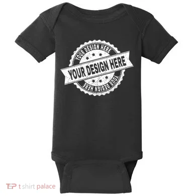 Custom Design Upload Create Your Own  Baby Bodysuit