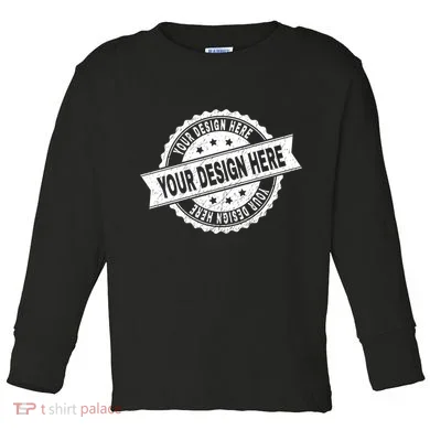 Custom Design Upload Create Your Own  Toddler Long Sleeve