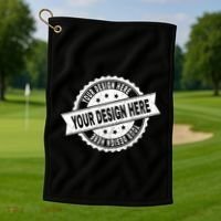 Custom Design Upload Create Your Own  Golf Towel thumb 1