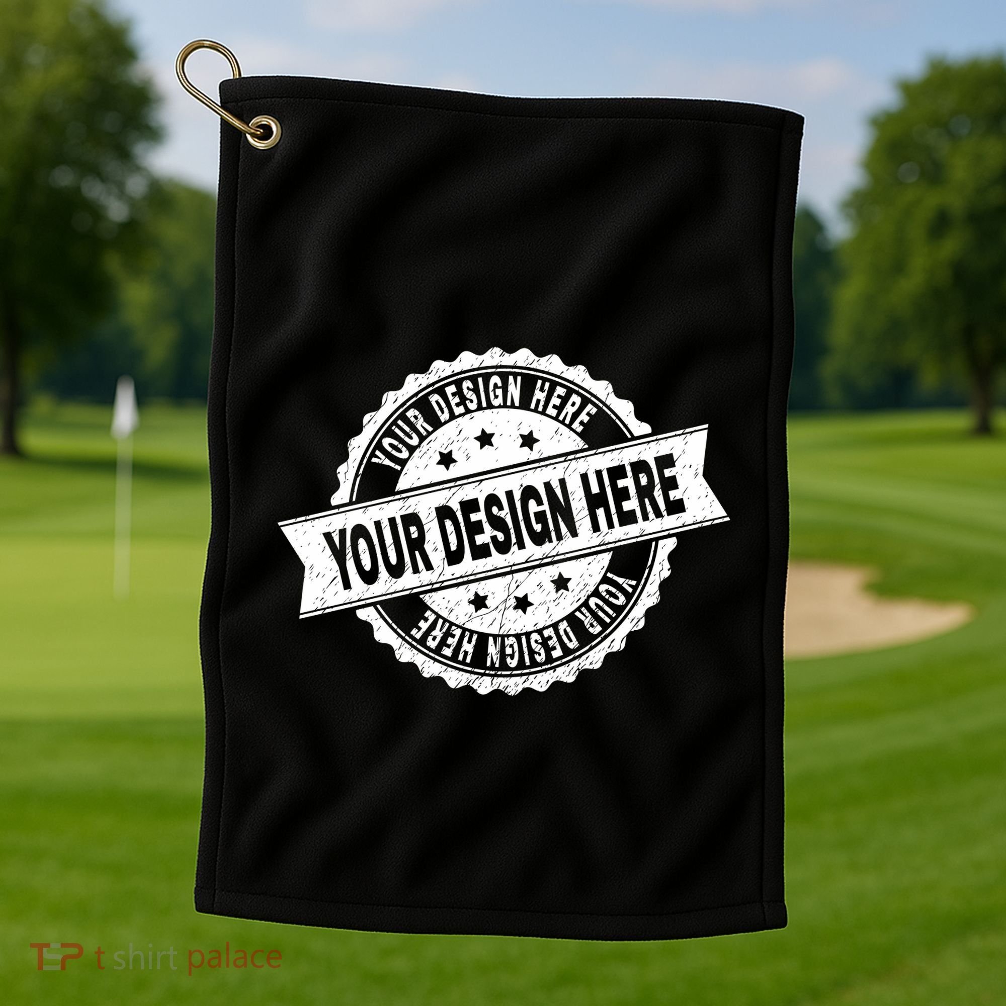 Custom Design Upload Create Your Own  Golf Towel