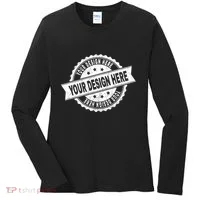 Custom Design Upload Create Your Own Women's Long Sleeve Shirt thumb 0