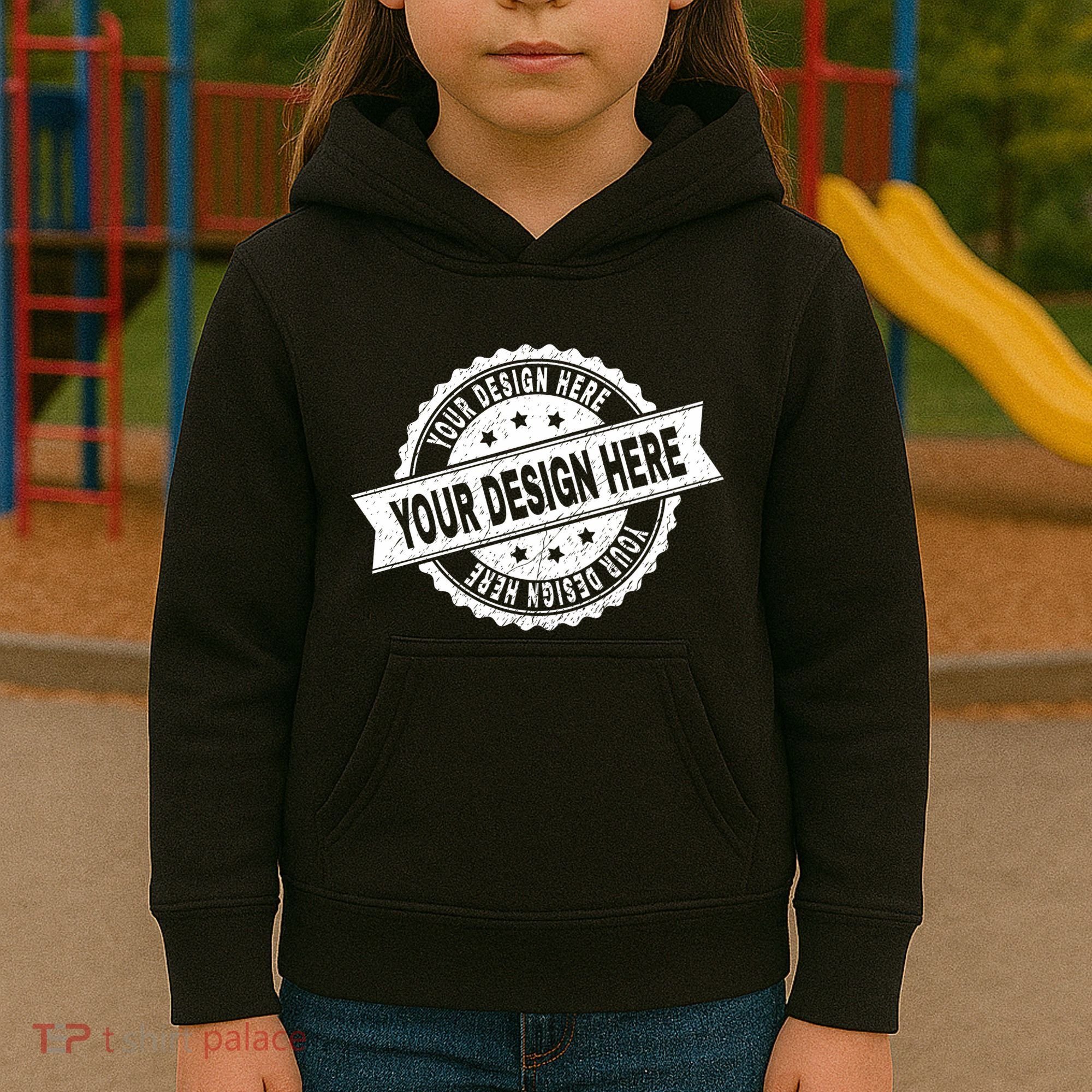 Custom Design Upload Create Your Own  Kids Hoodie