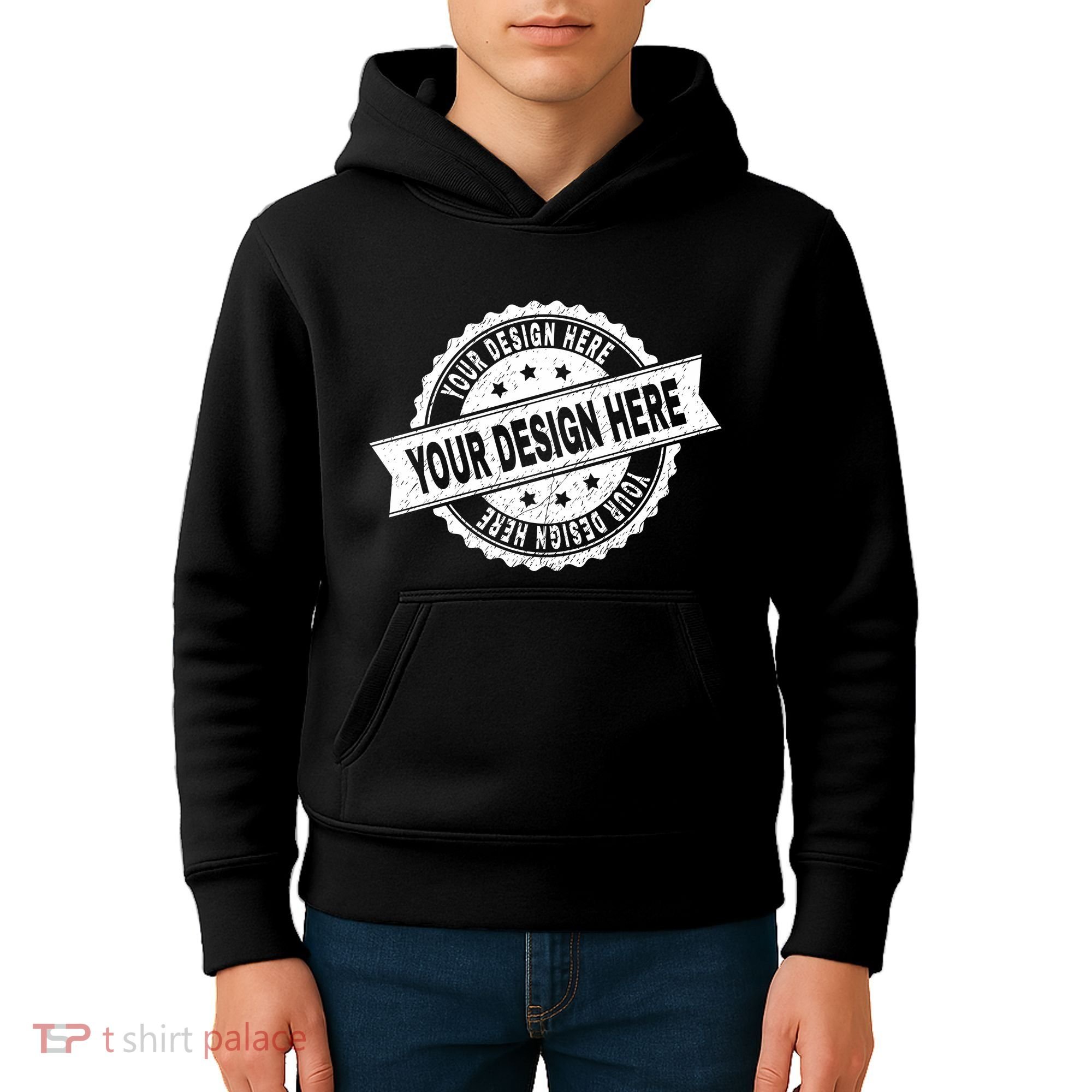 Custom Design Upload Create Your Own  Kids Hoodie