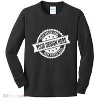 Custom Design Upload Create Your Own  Kids Long Sleeve Shirt thumb 0