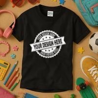 Custom Design Upload Create Your Own  Kids T-Shirt thumb 3