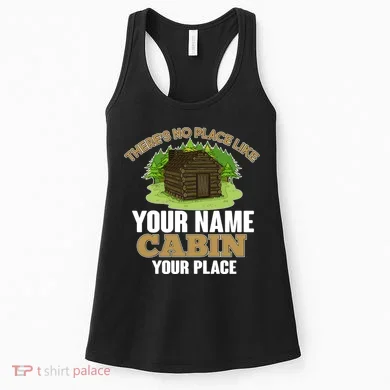 Custom Cabin Camping Trip Personalize Women's Tank Top