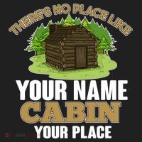 Custom Cabin Camping Trip Personalize Hat thumb 2