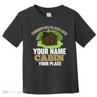 Custom Cabin Camping Trip Personalize Toddler T-Shirt thumb 0