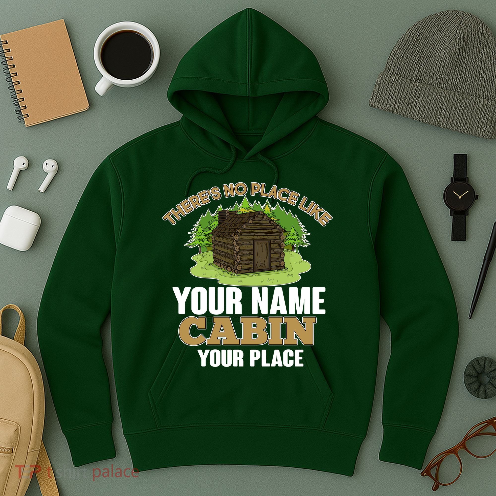 Custom Cabin Camping Trip Personalize Hoodie