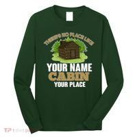 Custom Cabin Camping Trip Personalize Long Sleeve Shirt thumb 0