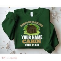 Custom Cabin Camping Trip Personalize Sweatshirt thumb 2