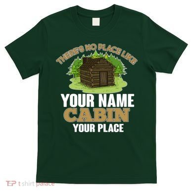 Custom Cabin Camping Trip Personalize T-Shirt