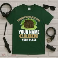 Custom Cabin Camping Trip Personalize T-Shirt thumb 5