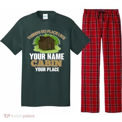 Custom Cabin Camping Trip Personalize Pajama Set