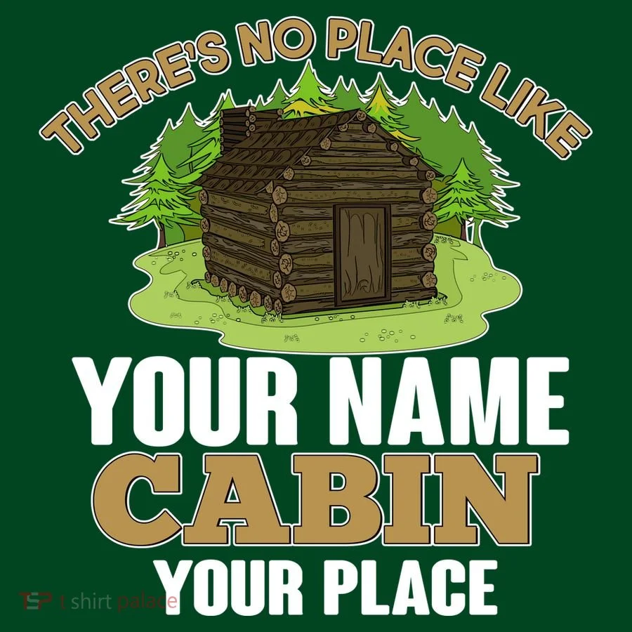 Custom Cabin Camping Trip Personalize Women's T-Shirt