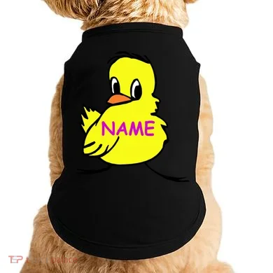Custom Chick Funny Cute Personalize Doggie Tank