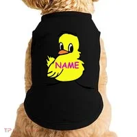 Custom Chick Funny Cute Personalize Doggie Tank thumb 0