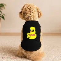 Custom Chick Funny Cute Personalize Doggie Tank thumb 2