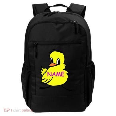 Custom Chick Funny Cute Personalize Backpack