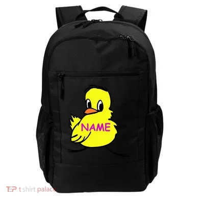 Custom Chick Funny Cute Personalize Backpack