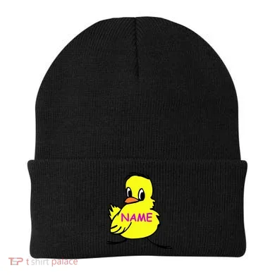 Custom Chick Funny Cute Personalize Beanie