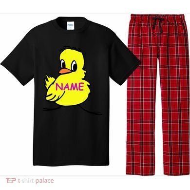 Custom Chick Funny Cute Personalize Pajama Set