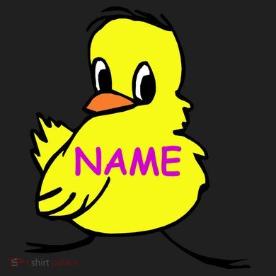 Custom Chick Funny Cute Personalize District V.I.T. Heavyweight Hoodie