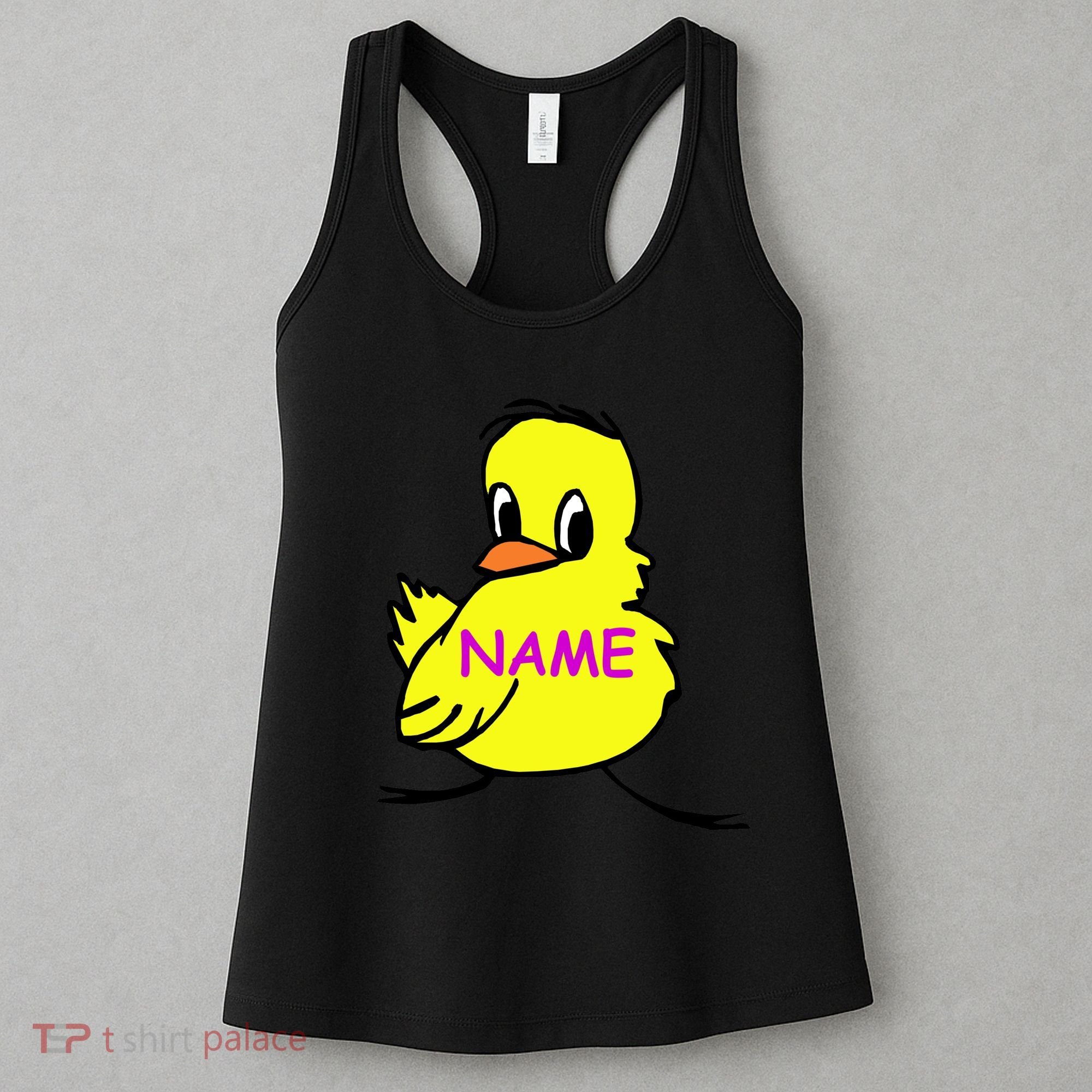 Custom Chick Funny Cute Personalize Women's Tank Top