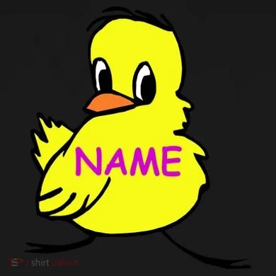 Custom Chick Funny Cute Personalize Tie-Dye T-Shirt