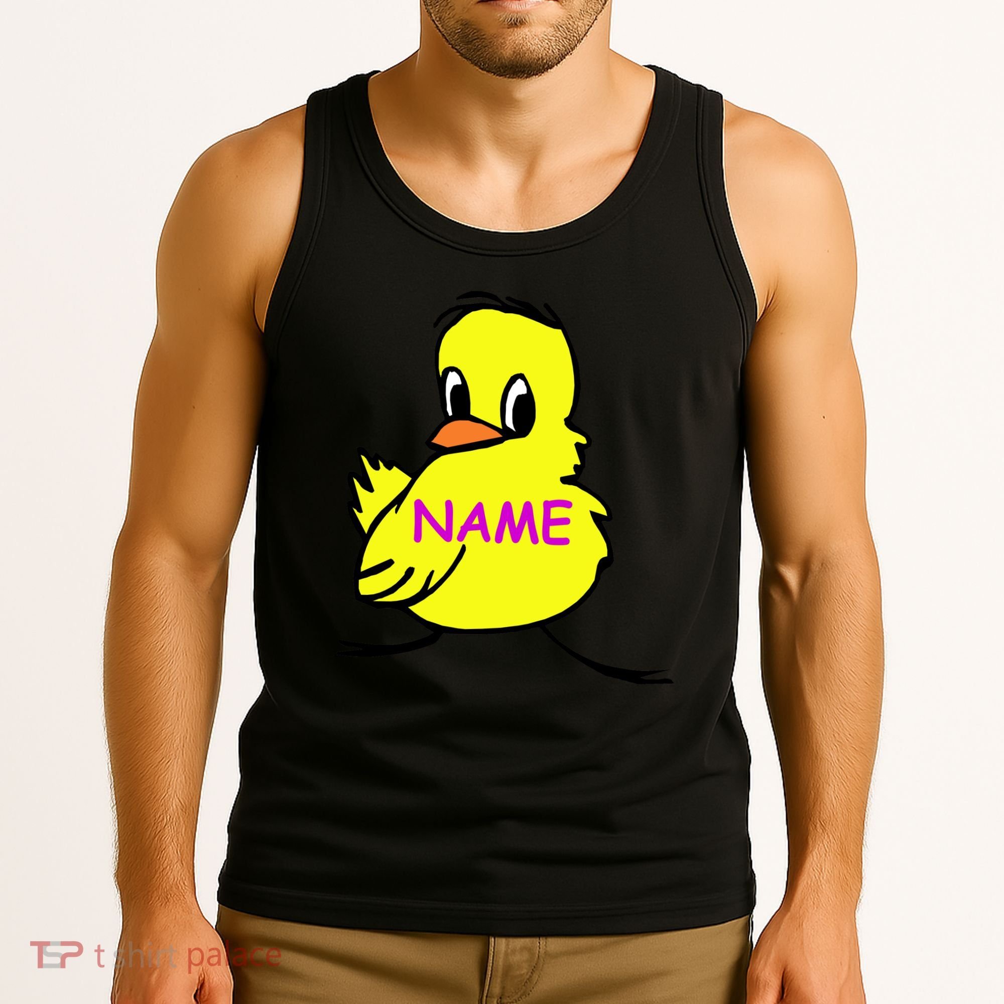 Custom Chick Funny Cute Personalize Tank Top