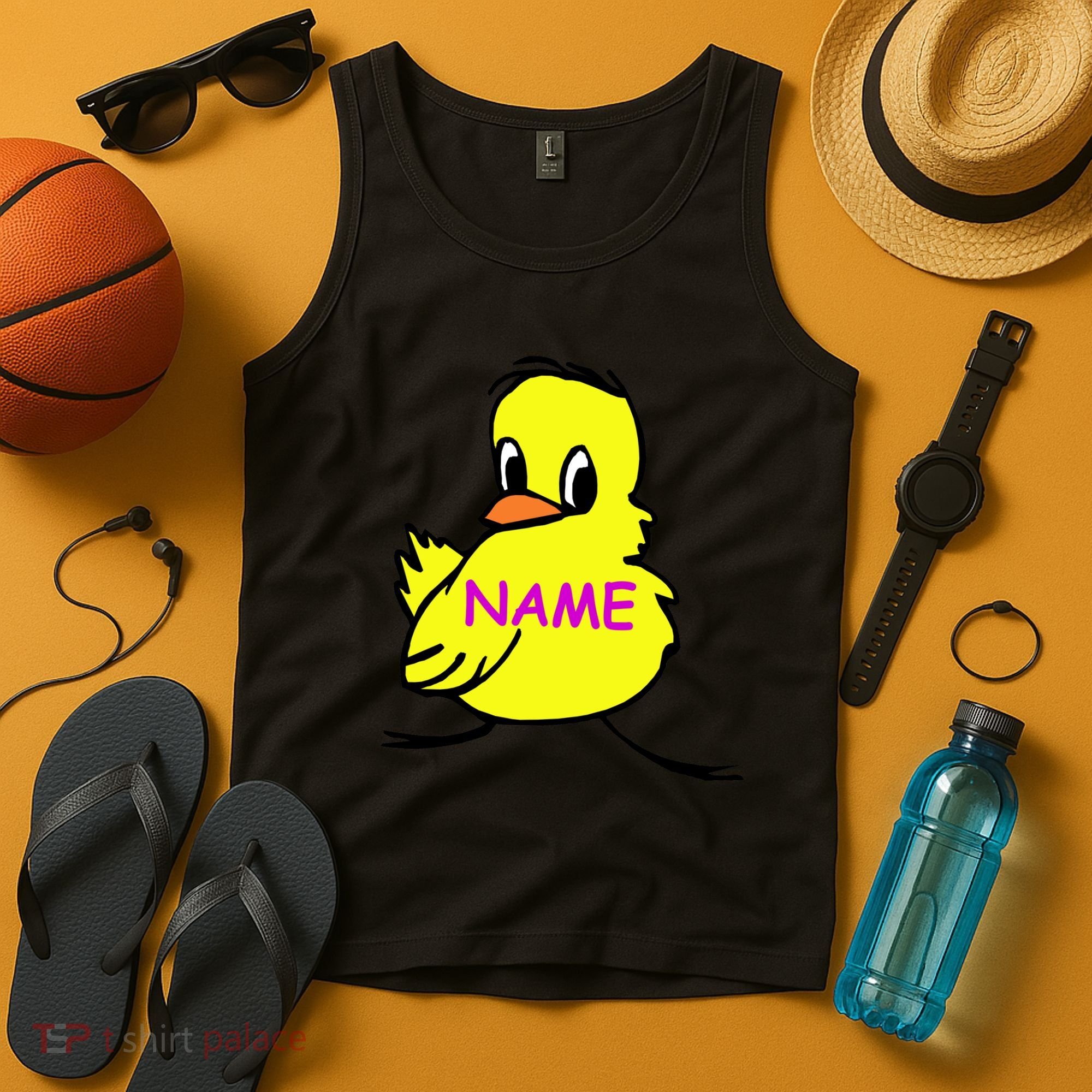 Custom Chick Funny Cute Personalize Tank Top