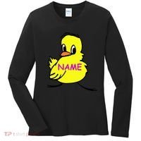 Custom Chick Funny Cute Personalize Women's Long Sleeve Shirt thumb 0
