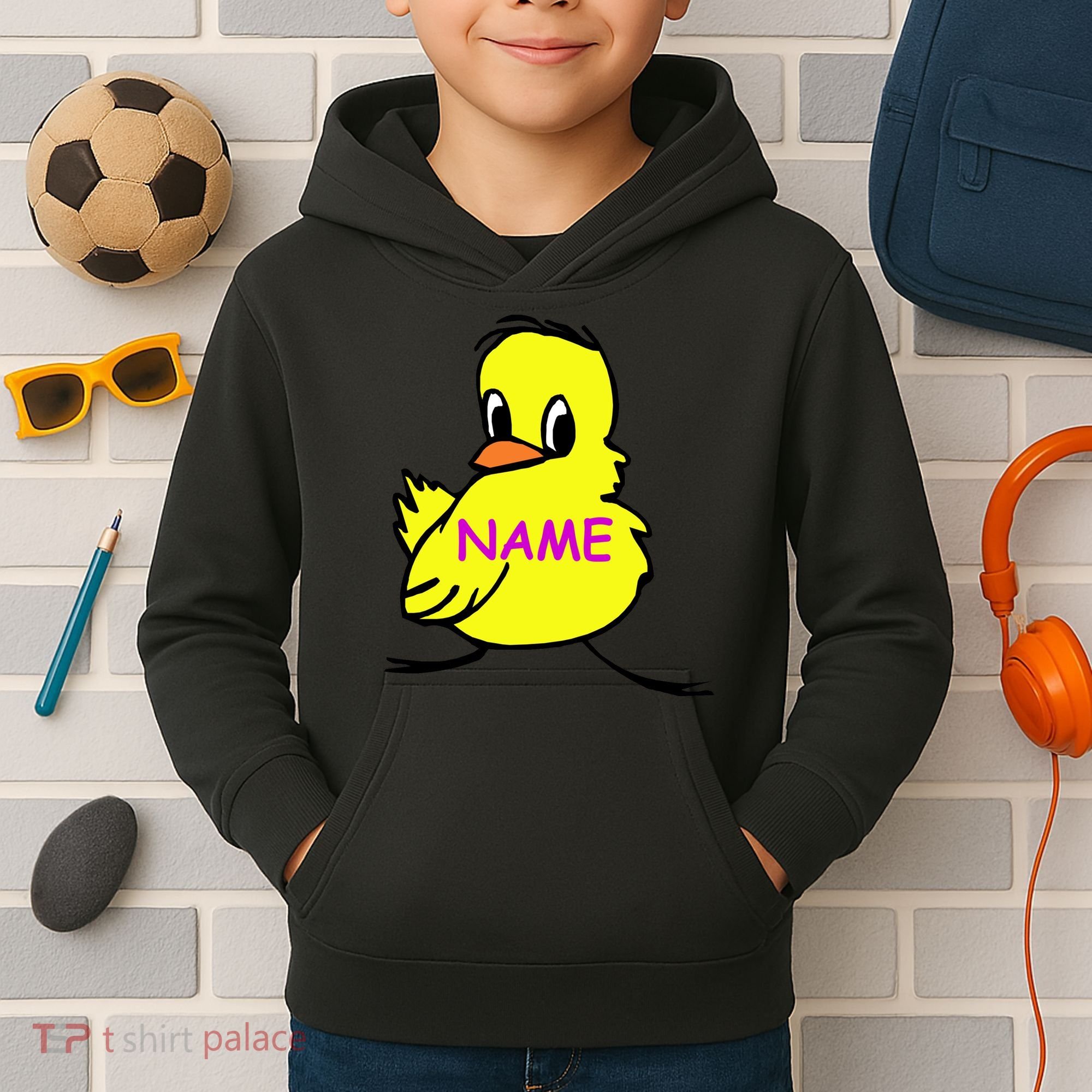 Custom Chick Funny Cute Personalize Kids Hoodie