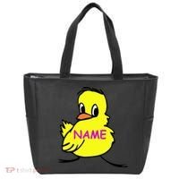 Custom Chick Funny Cute Personalize Tote Bag thumb 0