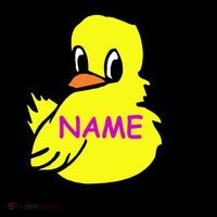 Custom Chick Funny Cute Personalize Tote Bag thumb 4