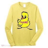 Custom Chick Funny Cute Personalize Long Sleeve Shirt thumb 0