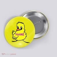 Custom Chick Funny Cute Personalize Button thumb 0